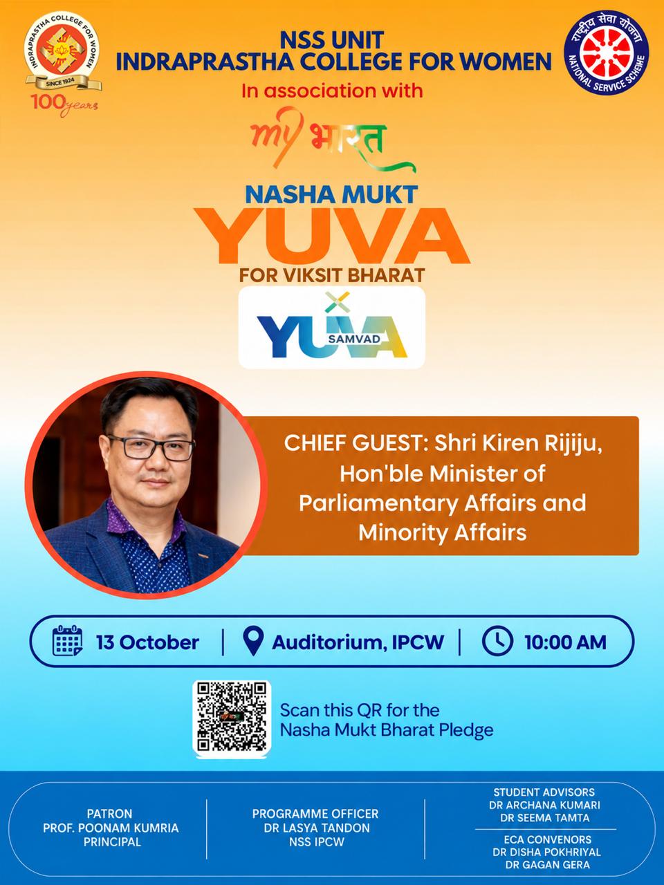 Nasha Muqt Yuva for Viksit Bharat-Yuva Samvaad